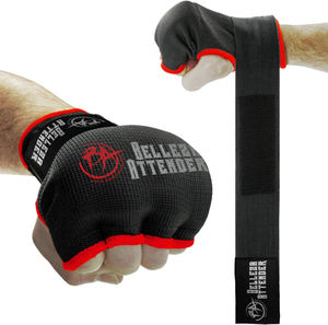 Bandages de boxe personnalisés écologiques en coton rapide, avec coussinets en gel, fermeture auto-agrippante, lavables, protection du poignet, couleur personnalisée - Product Image 5