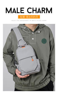 Bolso Bandolera para Hombre, Ligero, Impermeable, para Viajes, Casual, para el Trabajo, la Escuela y el Uso Diario - Product Image 2