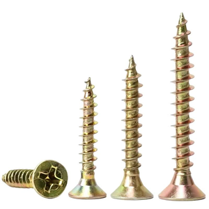 Vis à tête plate pour panneaux de particules, vis autotaraudeuse pour le bois - Product Image 1