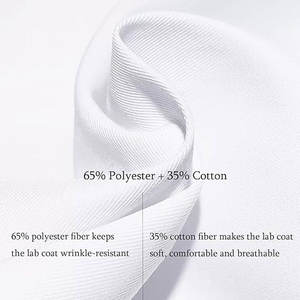 Batas de laboratorio para mujer de primera calidad, diseño nuevo, personalizadas, precio al por mayor. - Product Image 6