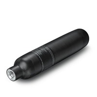Cilindro de Aluminio de 0.5L 850g, Directo de Fábrica, Grado Alimenticio, Certificado CE/DOT, 3000 PSI, Alta Presión, Suministro de Aire para Pistola de Paintball
