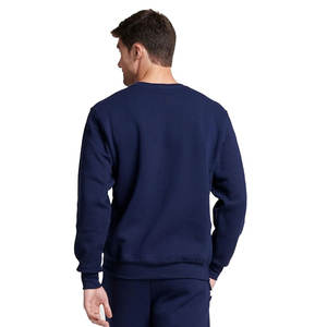 Sudadera de Felpa de Algodón Peinado Negro, Suave, Clásica, de Corte Holgado, Cuello Redondo, Ligera - Product Image 6