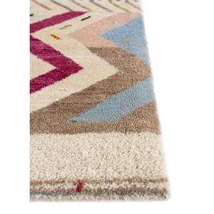 Alfombra Manchaha Ivory de Lana y Seda Anudada a Mano con Patrón Geométrico para Sala de Estar, Alfombra Rectangular Tipo Rompecabezas para Adolescentes, Modelo Lub-95 - Product Image 4