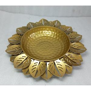 Urli โลหะทองเหลืองขัดเงาสีทองสำหรับตกแต่งบ้านและงานแต่งงาน - Product Image 6