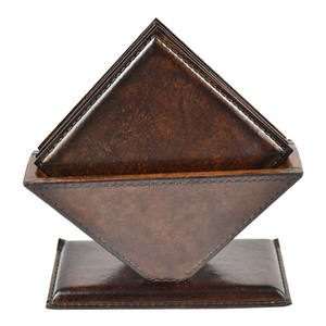 Leader indien de bonne qualité, sous-verre décoratif en cuir véritable pour Table de maison à bas prix - Product Image 3