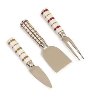 Juego de queso de Metal de buena calidad con mango de diseño de plumas de grado 304, utensilios de cocina hechos a mano, juego de cubiertos de queso para vajilla y fiesta - Product Image 3