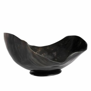 ชามเสิร์ฟควายฮอร์นทำมือเหมาะสำหรับสลัดสำหรับรับประทานอาหารตกแต่งโต๊ะในงานแต่งงาน - Product Image 3