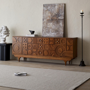 Meubles de maison de luxe modernes et simples en bois de haute qualité, meubles de salon, appartement, hôtel, meubles de télévision multifonctionnels - Product Image 4