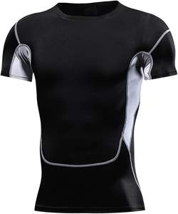 Vente en gros Respirant à manches courtes Gym Wear Rash Guard Fight Training Gear Rash Guard Shirts - Product Image 4