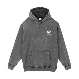 Outdoor Use Breathable Hot Selling Basics <b>Men</b> Acid Wash Hoodies Light Weight Adjustable <b>Pullover</b> <b>Men</b> Acid Wash Hoodies - Product Image 1