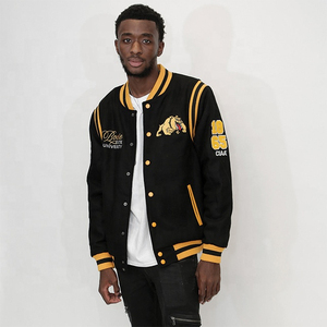 Chaqueta Deportiva para Hombre, Uso en Exteriores, Logotipo Personalizado, Estilo Letterman, MOQ Bajo, Impermeable, Resistente al Viento, Secado Rápido, Antibacteriana, para Invierno - Product Image 3