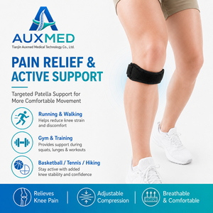 Soporte <span class=keywords><strong>de</strong></span> Rodilla Ajustable y Transpirable, Banda <span class=keywords><strong>para</strong></span> Rótula, Correa Deportiva, Almohadillas <span class=keywords><strong>de</strong></span> Protección <span class=keywords><strong>para</strong></span> Fútbol, Running y Entrenamiento - Product Image 1