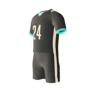 Nouvel arrivage d'uniforme de crosse pour adultes personnalisé à séchage rapide à manches courtes Technique imprimée la plus vendue en gros durable - Product Image 1