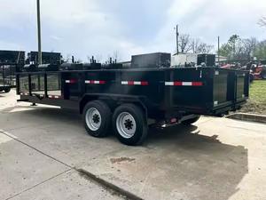 Remolque de descarga utilitario híbrido Lados de 2 pies con caja - Product Image 2