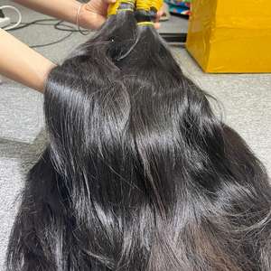 ผมต่อแบบตรงผมมัดเป็นก้อนผมแบบลอนลึกแบบหลวมธรรมชาติแบบธรรมชาติเวียดนาม - Product Image 1