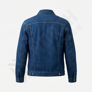 Veste en jean vert olive sur mesure pour homme 2025, tissu respirant de haute qualité, style boutonné, vêtement d'extérieur à séchage rapide pour homme - Product Image 2