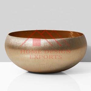 Centres de table de mariage best-seller bol en or en fer à puce et à tremper pour la décoration intérieure/décor de mariage bol à fleurs en compote de fer - Product Image 2