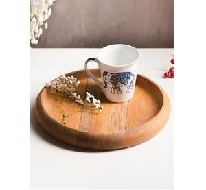 Plateau de service rectangulaire en bois en laiton AK de couleur rose avec poignée en corde dorée pour décor d'hôtel/décor de table - Product Image 6