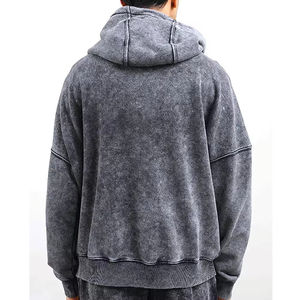 ชุดวอร์มผ้าฝ้าย100% ชุดวอร์มแนวสตรีทแวร์ชุดวอร์มสีคุณภาพสูงออกแบบได้ตามต้องการ - Product Image 5