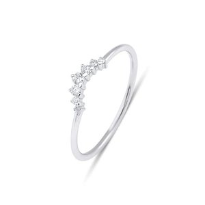 Minimalist 925 Sterling Silver Fine Wholesale Bulk Jewelry Moissanite Stone <b>Set</b> <b>for</b> Wedding Engagement <b>Ring</b> <b>Women</b> & Girls - Product Image 1