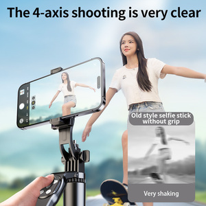 Taşınabilir 180cm paslanmaz çelik Selfie sopa 360 otomatik ayar ayna <span class=keywords><strong>DSLR</strong></span> Gimbal sabitleyici katlanabilir dönebilir kamera - Product Image 4
