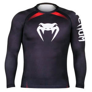 Conjunto de uniforme de compresión MMA BJJ No Gi totalmente personalizado Rash Guard con función de estiramiento para Jiu Jitsu Fighters Kimono De Jiu Jitsu - Product Image 5