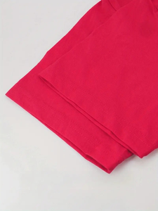 2ชิ้นเสื้อยืดแขนสั้นผ้าฝ้ายแท้100% สีทึบสำหรับเด็กผู้ชายเด็กผู้หญิงฤดูใบไม้ผลิสีลูกกวาดเสื้อรุ่นพื้นฐานขายส่งออนไลน์ - Product Image 6