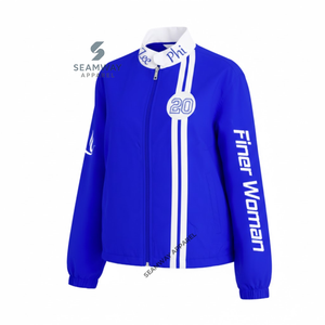 Veste de course en sergé de coton Zeta Phi Beta Sorority pour femme, veste de sport automobile haute performance, veste de motard rapide - Product Image 2