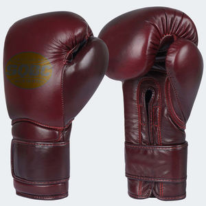 Vintage 8 10 12 14 16oz profesional Kick Boxing Guantes PU Karate Muay Thai Guantes MMA Sanda Training De Boxeo - Product Image 1