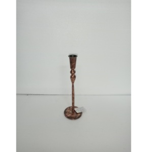 Bougeoir de couleur antique en fer Superbe pièce d'accent pour les espaces classiques modernes Décoration de maison de Pâques - Product Image 1