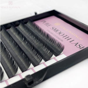 ขนตาปลอม Pure Smooth Lash 12 แถว ใย PBT ของเกาหลี งอนรูปตัว J ความหนา 0.1 มม. ความยาว 8 มม. - Product Image 2