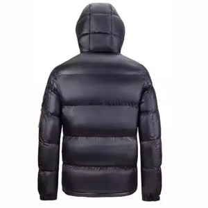 Veste matelassée pour homme personnalisée, taille plus, 12 couleurs, hiver, épaisse, chaude, logo personnalisé, vêtements à bulles, livraison DDP - Product Image 3
