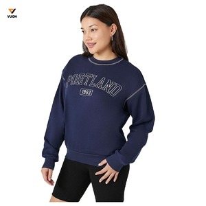 Suéter de felpa a todo color para hombre y mujer de alta calidad y lujo ligero de 350gsm para Otoño e Invierno de estilo largo - Product Image 2