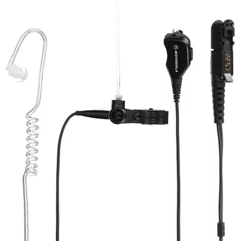 Beige 2-Wire Surveillance Kit with Translucent Tube for Motorola XPR 3000/3000e Series Radios-PMLN7270A Headphone Accessories