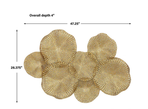 Ripley Modern Metal <b>Wall</b> Decor Gold Hanging <b>Wall</b> <b>Art</b>-Direct Factory Supply Wholesale Low MOQ - Product Image 2