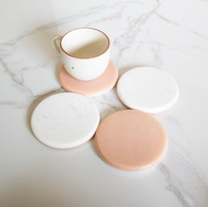 Posavasos de mármol con estilo, mesa minimalista, hogar, cocina, oficina, mesa de comedor, tazas de té, tazas de café, latas de cerveza, bar, vasos de agua - Product Image 4