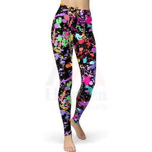 Women's <b>Leggings</b> Artistic Splash Printed Buttery Soft Stretchy Pants Buttery soft fabric High Quality Print No Fading Maximum - Product Image 1