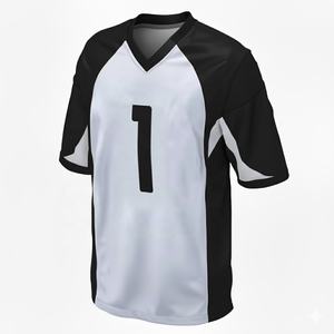 Maillot de football américain personnalisé de qualité supérieure, manches courtes, grande taille, imprimé par transfert thermique, unisexe pour les sports d'équipe - Product Image 6