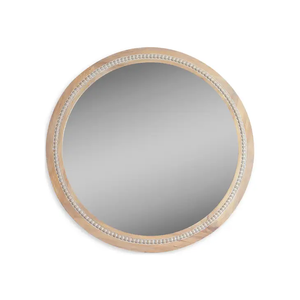 Espejo de pared de Metal de lujo para decoración elegante del hogar Espejo de pared de Metal para decoración elegante para sala de estar Espejo de pared de Metal redondo - Product Image 3