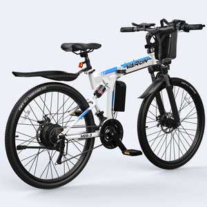 VARUN-Bafang M620 48V/36V Options 60km Carbone pour VTT tout-terrain, pliable, blanc tempête, 250W - Product Image 2