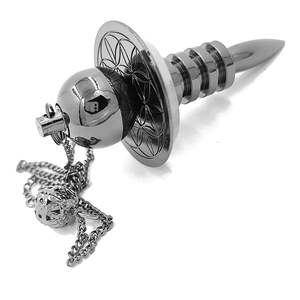 Péndulo Sagrado de Precisión para Sanación Energética, Inspirado en Feng Shui, REIKI, Tacto Real, Forma Irregular, Coleccionable Religioso - Product Image 1