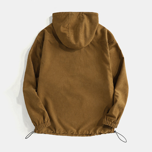 Sudadera con capucha de lana de alta calidad OEM ODM para hombre, diseño único con estampado en relieve, talla XS de invierno, Top bordado sólido - Product Image 2