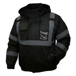 Chaqueta de trabajo de alta visibilidad para hombre, diseñada para brindar comodidad y protección en entornos de trabajo y exteriores. - Product Image 1