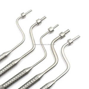 Juego de osteótomo Dental de buena calidad, 5 uds., herramientas de cirugía de implantes de acero inoxidable rectas y en ángulo, etiqueta privada OEM certificada CE - Product Image 5