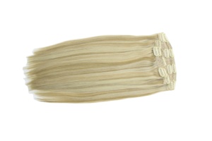 Extensions de cheveux à clipser en cheveux humains Remy vietnamiens, naturels, épais, pointes pleines, 100g, double trame machine, pour femmes, usage quotidien, mariage, permanente, toutes occasions - Product Image 5