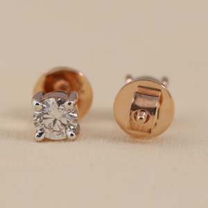 Cut Lab Grown Diamond Sterling Silver Gold Clarity VS1 F Color Yellow White Rose Tone Screw/Push <b>Back</b> Stud <b>Earrings</b> Luxury - Product Image 3