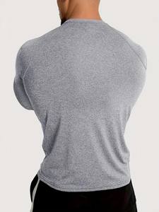 Camiseta de Compresión de Manga Larga para Hombre, Secado Rápido, Tejido de Poliéster/Nailon de 180g para Surf, Entrenamiento de BJJ y MMA - Product Image 4