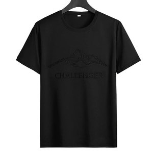 T-shirt personnalisé de haute qualité pour hommes, vente en gros, coupe ample, solide, t-shirt à col rond, t-shirts unisexes personnalisés en coton à impression 3d - Product Image 1