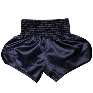 Shorts de Muay Thai unisexes en gros pour fabricants, style streetwear, double couche, toucher doux, 100% polyester, uni, personnalisable pour hommes - Product Image 2