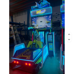 Distributeur automatique de voitures Super Surfer à monnayeur, jeu de course et de ski, garantie 2 ans, en plastique, avec lumières clignotantes - Product Image 5